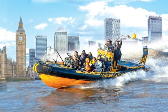 Speedboat 'Canary Wharf Experience' to/from Embankment Pier - 45 minutes