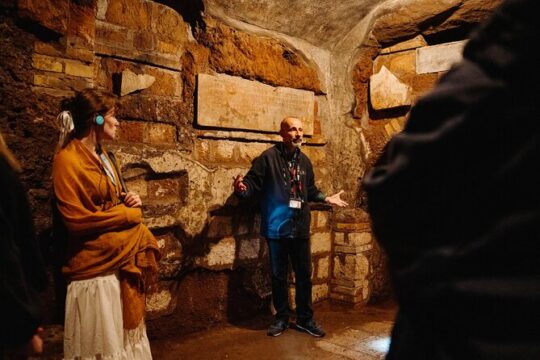 Alone in Rome's Catacombs: After-Hours Tour with Bone Chapel