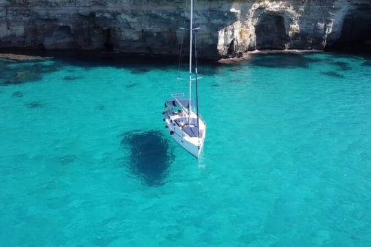Mallorca sailing, snorkeling, as a Local with drinks and pizza