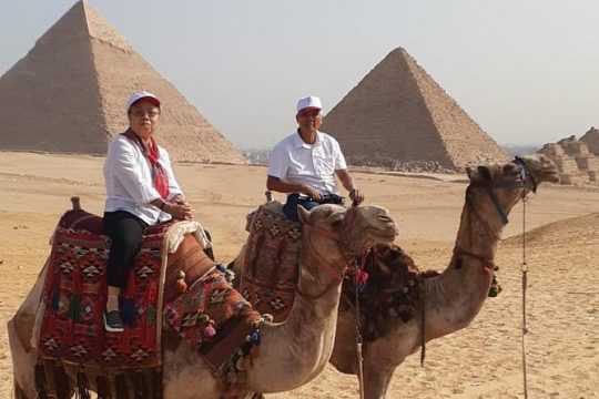 Private Day to Giza Pyramids, Egyptian Museum and camel sunset