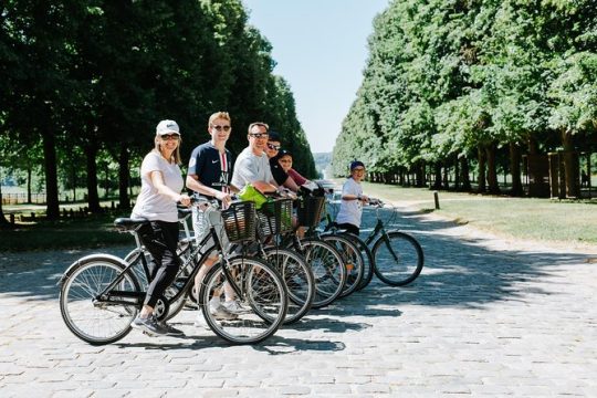 Versailles Domain Guided Day Bike Tour with Palace Entrance from Paris by Train