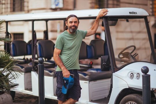 Semi-Private Evening Golf Cart Tour of Rome with Aperitivo