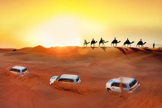 Dubai: Premium Red Dunes, Camels, Stargazing & 5* BBQ at Al Khayma Camp™️