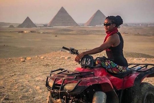Amamzing Day Tour To Giza Pyramids With Camel Ride & Four Wheeler (ATV)