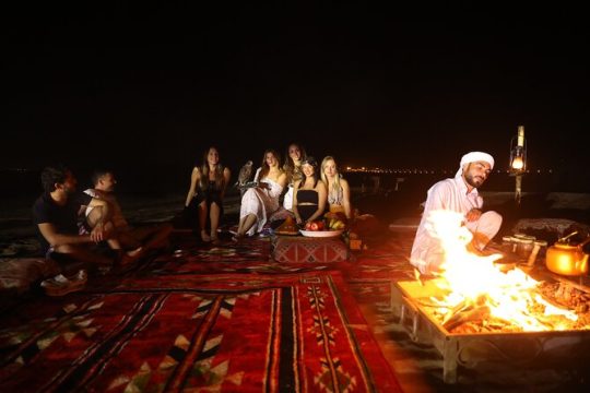 Dubai: Overnight Desert Safari, Camel Ride, BBQ & Stargazing at Al Khayma Camp™️
