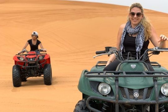 Evening Desert Safari with Quad Bike, Dune Bashing, Entertainments, BBQ Dinner