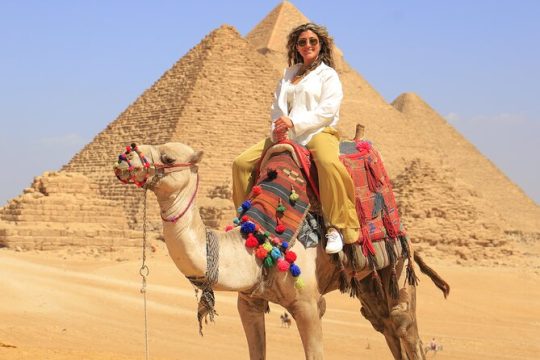 Half day Guided tour to Giza pyramids Sphinx with 1 Hour Camel ride
