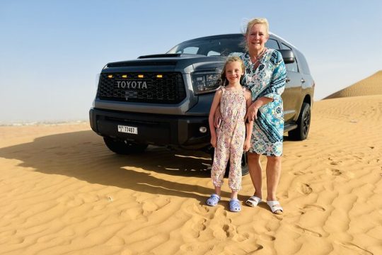 Best Dubai Desert Safari with Buffet Dinner,Sand Boarding & Shows