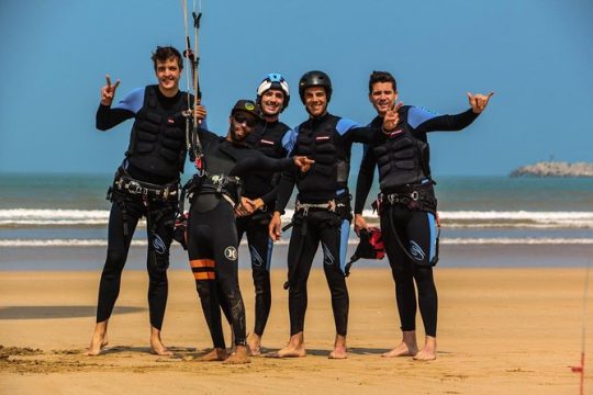 Group Kitesurfing lesson with a Local in Essaouira Morocco