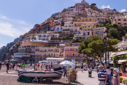 Small-Group Tour: Amalfi Coast and Pompeii Day Trip from Rome