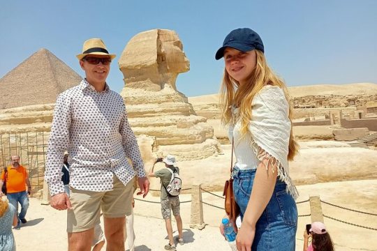 Giza Pyramids, Sphinx, Memphis, Saqqara, with private tour guide