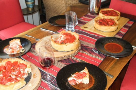 Traveling Spoon Chicago-Style Deep Dish Pizza Private Online Cooking Class