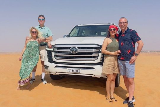 VIP Desert Safari, BBQ Dinner, Sandboarding, Camel Ride and Programs (sharing)