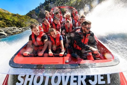 Shotover River Extreme Jet Boat Ride in Queenstown, New Zealand