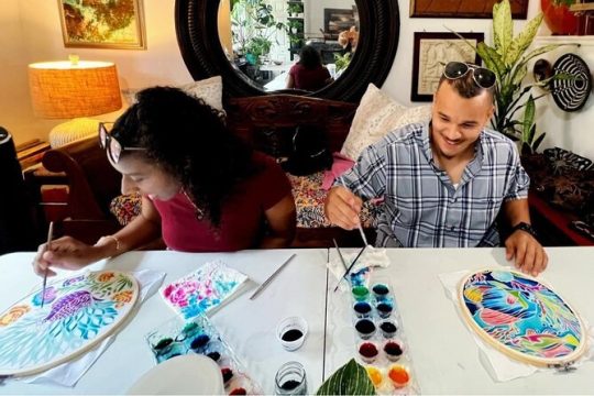 Painting Activity and Create Batik Art with a Malaysian Artist