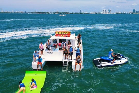 Ultimate Miami Boat Experience with Jet Ski, 360 Tubing & Drinks