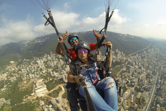 Paragliding Trip Over Lebanon - Jounieh Bay