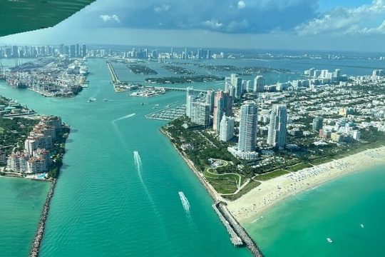 Miami Beach and Key Biscayne Private Airplane Tour