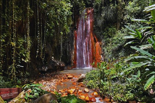 St Lucia Diamond Mineral Baths, Mud Baths & Waterfall Adventure