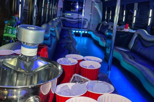 Private Miami Hip Hop Pool Tour with Party Bus Experience