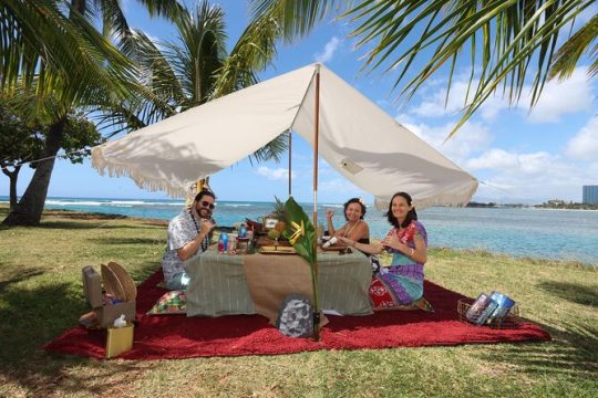 2 Hours Private Picnic for up to Eight in Honolulu