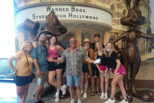 Hollywood Walk of Fame and Warner Bro Studio Tour and Lunch stop