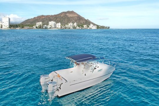 Private Boat Cruise of Waikiki Snorkel, Sunsets, Relaxing