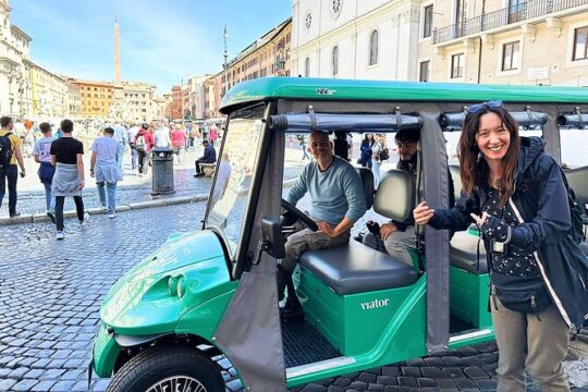 Rome: Tailorable Private Golf Cart Tour
