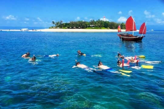 Low Island Snorkelling Private Charter Aboard Authentic Chinese Junk Boat