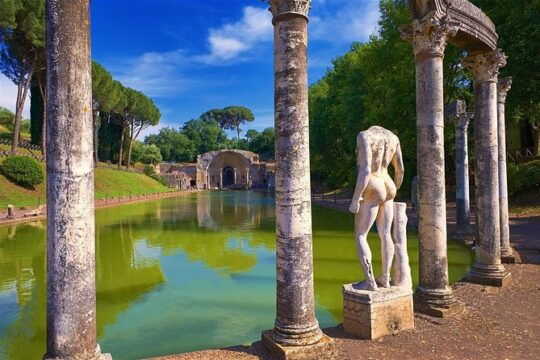 Villa d'Este and Villa Adriana from Rome with Entry Tickets
