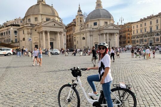 Rome Tour "the center of the world" with high quality electric bicycle!