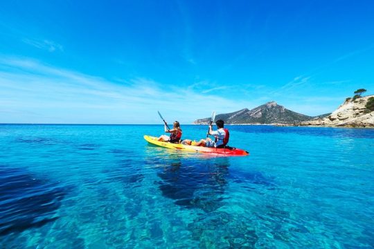 Explore the bay and the cost of Sant Elm with a kayak
