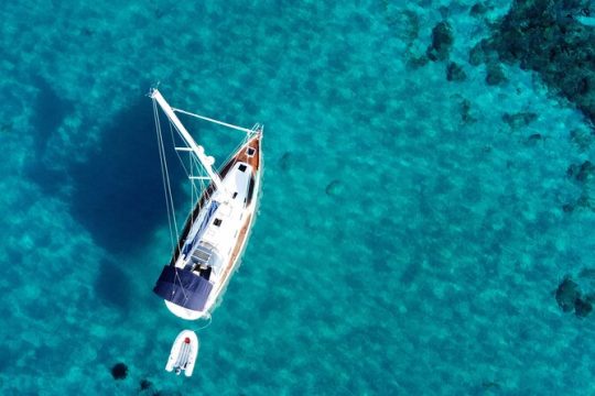 Full-Day Private Sailboat Tour of Ibiza and Formentera
