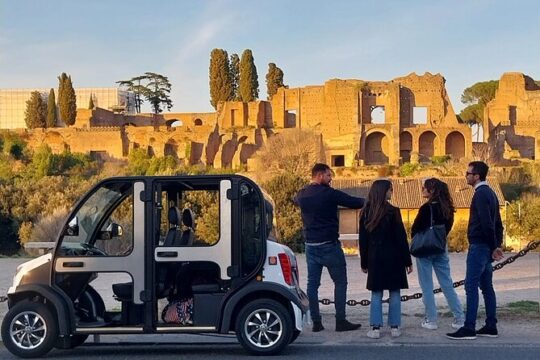 3 Hour Private Tour Wonders of Rome by Golf Car with Pick up