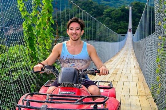 Combo Jorullo Bridge, ATV and Zip Line in Puerto Vallarta