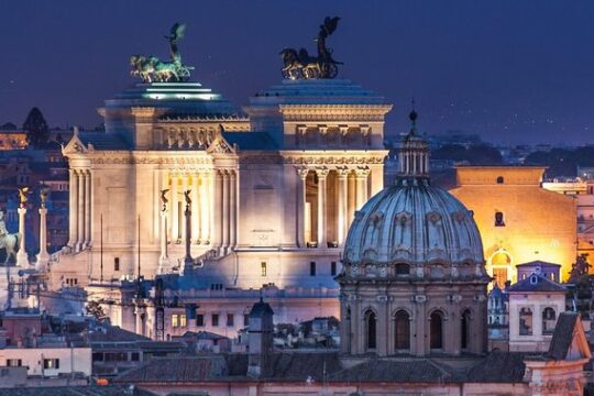 Best of Rome by Night Private Sightseeing Chauffeured Tour | pick up/Drop off