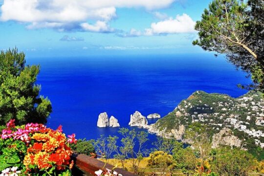 Capri Private Day Tour with Private Island boat tour from Rome