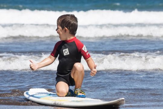 Private Guided Surfing Experience for Kids in El Médano