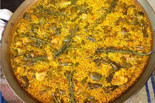 Spanish Paella Private Online Cooking Class