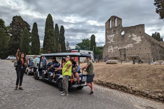 Private Appian Way (Appia Antica) Tour in Rome by Golf Cart