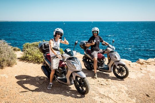 Guided scooter tour in Mallorca