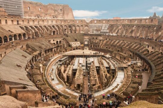 VIP Extra Small Group Colosseum Underground, Arena & Roman Forum Full Experience