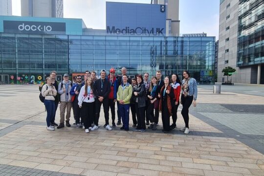 Inspirational guided walking tour of Media City & Salford Quays