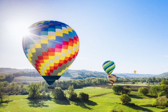 Private Tour: Emilia-Romagna Hot Air Balloon Flight with Transport from Bologna