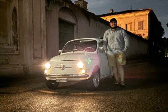 Explore Rome by night in FIAT 500, private tour including pick-up