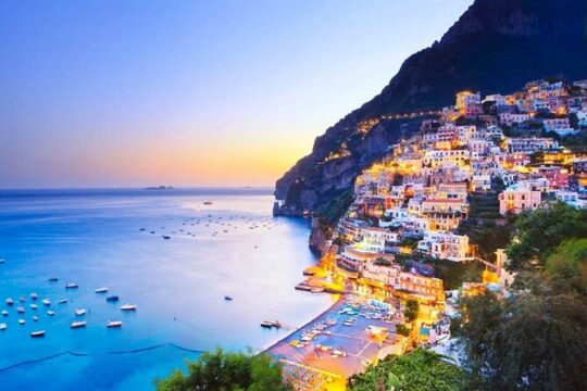 Fullday Amalfi Coast with Positano and Emerald Grotto from Rome