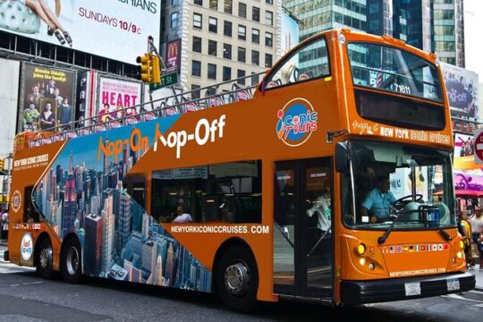 Hop On Hop Off Sightseeing New York City Open Bus Tour