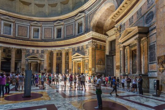 Pantheon reserved entrance Ticket with audioguide App