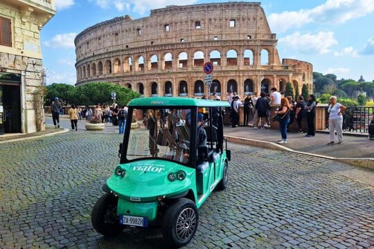 Rome in Style : Colosseum Tour & Golf Cart Top Attractions & Food