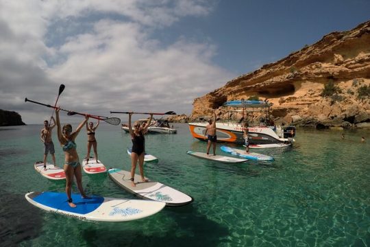 3 Hours by Boat with Paddle Surf Course, Snorkel and more